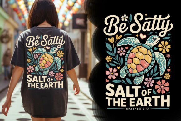 Be Salty Salt Earth Christian Tee - Download Now