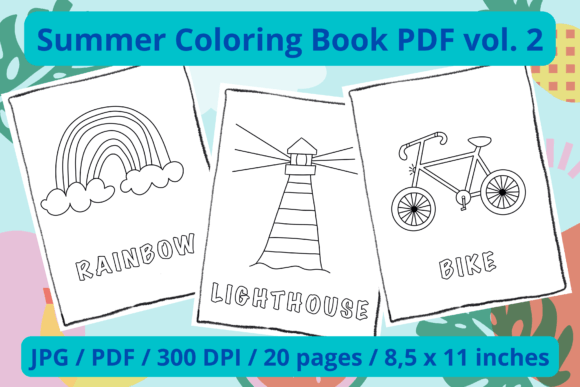 Summer Coloring Pages - Download Now