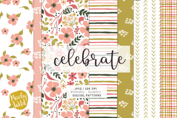 Celebrate Flower Patterns - Download Now