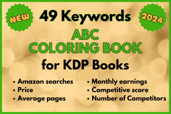 ABC Coloring Book KDP Keywords - Download Now