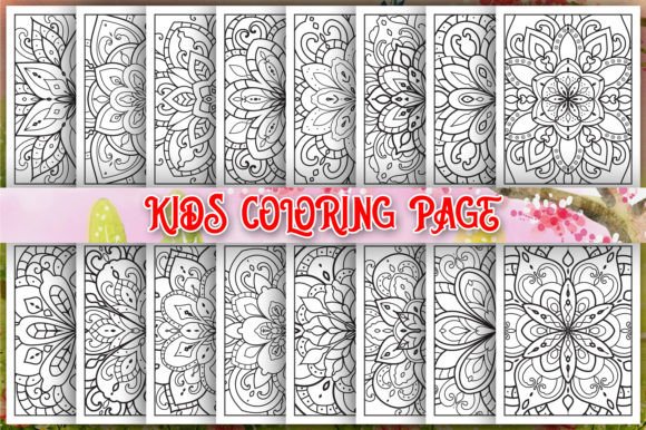 Kids Mandala Flower Coloring Book Page - Download Now