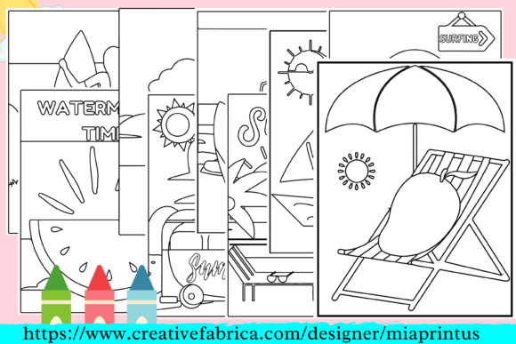 Summer Coloring Pages - Download Now