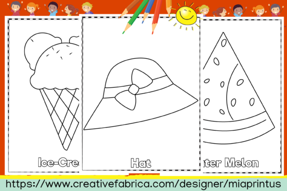 Summer Coloring Pages - Download Now